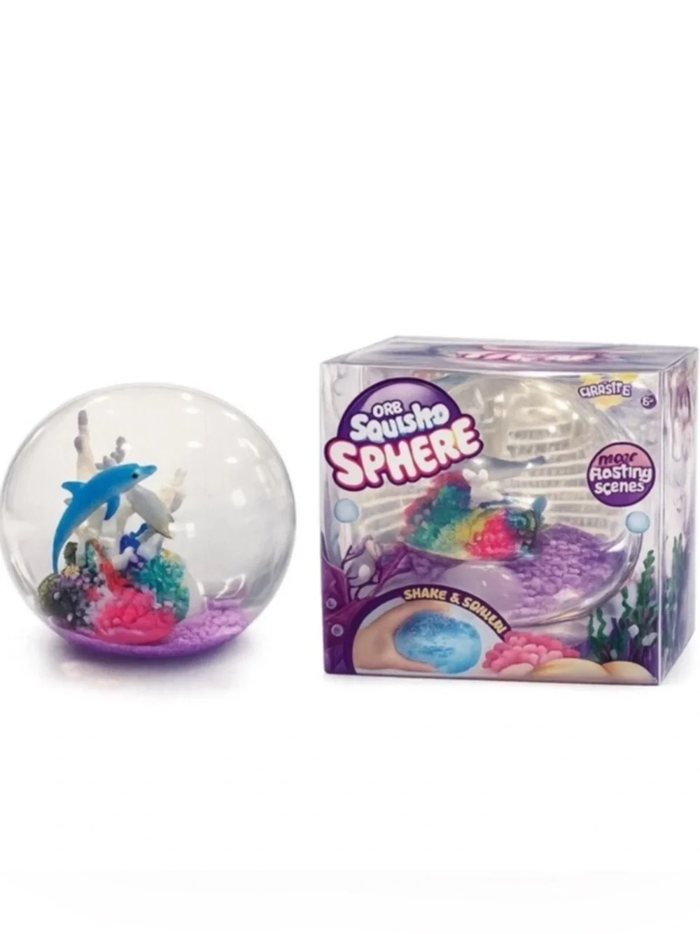 ORB Squish-O Sphere squish toy Dolphin 🐬 Aquarium Floating Ocean Viral Tik Tok